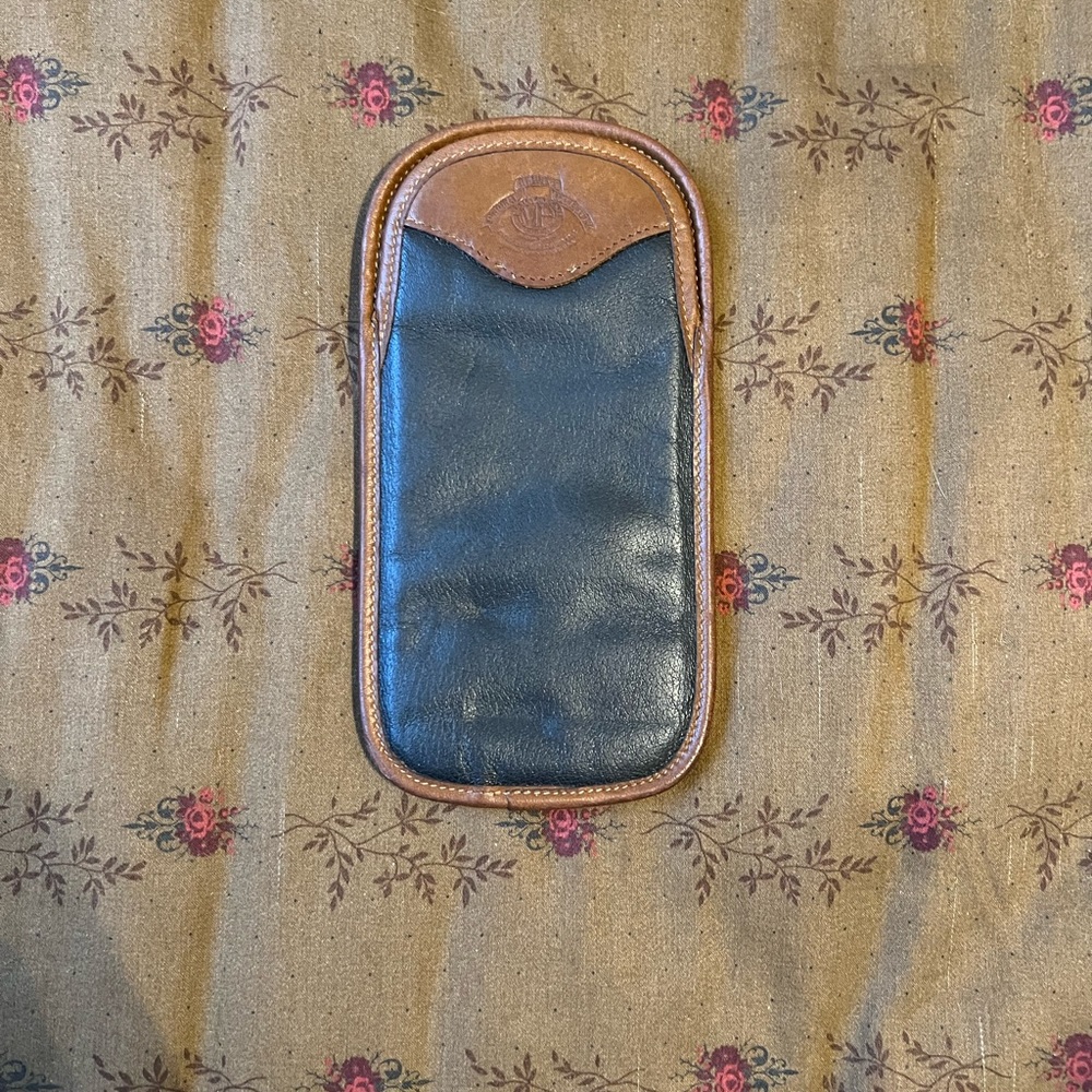 Ghurka eyeglass case leather
